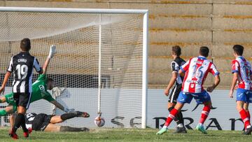 Este es e lmomento en que Morilla anota el 0-4