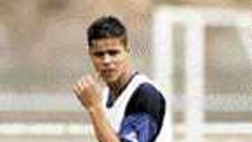 Acorán, jugador del Tenerife.