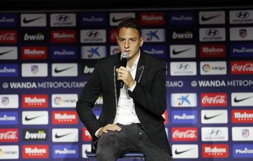 Presentación de Santiago Arias como nuevo jugador del Atlético de Madrid.