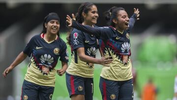 Las Águilas tuvieron una gran exhibición en casa y de la mano de un doblete de Lucero Cuevas para golear 4-0 a Morelia en el Estadio Azteca.