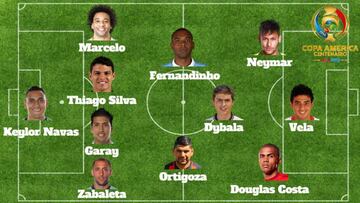 El once ideal de los ausentes en la Copa América Centenario