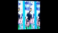 Gabriel Arias es ovacionado en la despedida de Racing y la reacción de su hijo es el viral del momento en Argentina