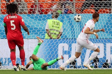 Fakhreddine Ben Youssef marcó el gol que inauguró el casillero de Túnez.