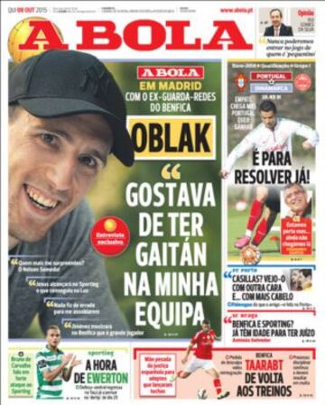 Portadas de la prensa deportiva