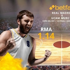 Real Madrid Baloncesto vs. UCAM Murcia: horario, TV, estadísticas, cuadro y pronósticos