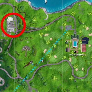 Desafío Fortnite Tiempo Extra - ¿Dónde están el motel y el parque de caravanas?
