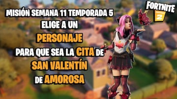 &iquest;C&oacute;mo elegir a un personaje para que sea la cita de San Valent&iacute;n de Amorosa en Fortnite?