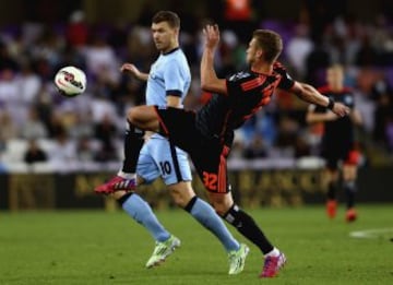 Manchester City se enfrentó a Hamburgo en el Al Ain, de los Emiratos Árabes Unidos.