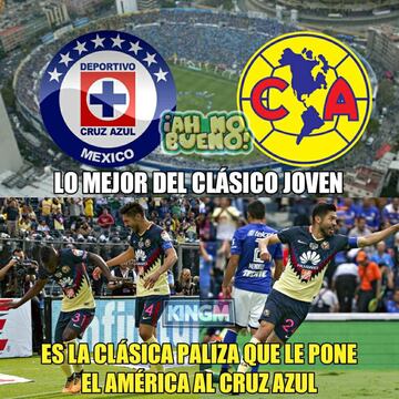 Los memes celebran al América y acaban con Cruz Azul