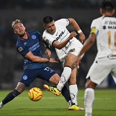 Pumas y Cruz Azul sin hacerse daño