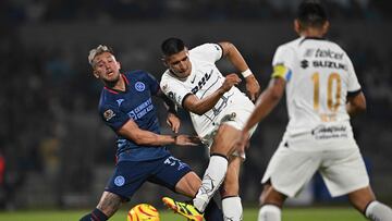 Pumas y Cruz Azul sin hacerse daño