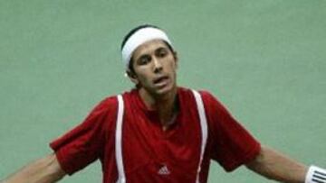 <B>UN PUNTO.</B> España, vigente campeona de la Copa Davis, sólo ha podido conseguir un punto en esta eliminatoria contra Eslovaquia y ahora tendrá que pensar en luchar por la permanencia.