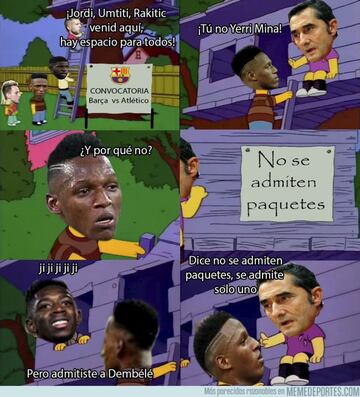 Los mejores memes del Barcelona-Atlético de Madrid