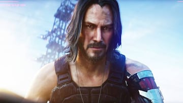Keanu Reeves en Cyberpunk 2077.