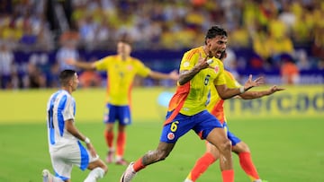 Posible formación de Colombia ante Argentina