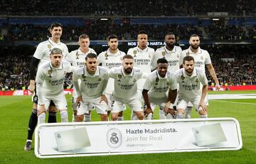 Once titular del Real Madrid.
