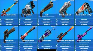 Armas ex&oacute;ticas de la Temporada 5 de Fortnite