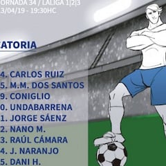 Alberto Jiménez, baja de última hora