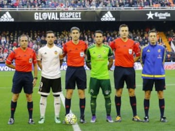 Undiano Mallenco was in charge of on-field matters at Mestalla.