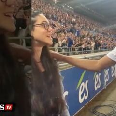 Mbappé's incredible gesture after accidentally hitting female fan with ball