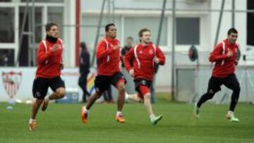 Reyes, en el entrenamiento