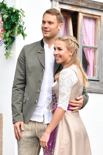 Manuel Neuer y Nina Weiss. 