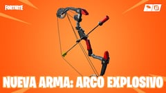 Fortnite: Así es el nuevo arco explosivo