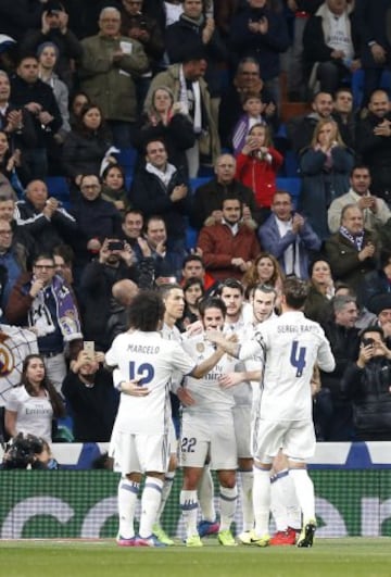 1-0. Isco celebró el primer tanto.