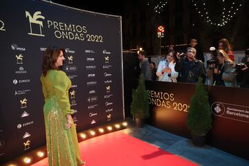 Presentadora de la gala de los Ondas 2022.