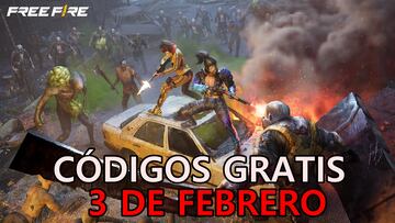 Free Fire | Códigos de hoy lunes 3 de febrero de 2025: recompensas gratis