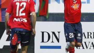Osasuna acaricia la permanencia con los goles de Aranda y Vadocz