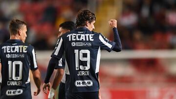 Rogelio Funes Mori of Monterrey during the 3rd round match between FC Juarez and Pumas UNAM as part of the Liga BBVA MX, Torneo Apertura 2024 at Olimpico Benito Juarez Stadium on July 17, 2024 in Ciudad Juarez, Chihuahua, Mexico.