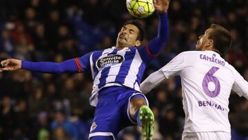 DEPORTIVO DE LA CORU&Ntilde;A - MALAGA. BORGES Y CAMACHO.