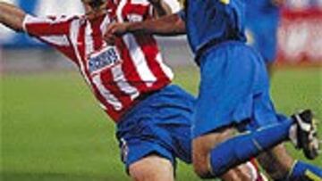 <B>SU TURNO</B>. Demis Nikolaidis confía en tener muchas más oportunidades en las filas del Atlético.