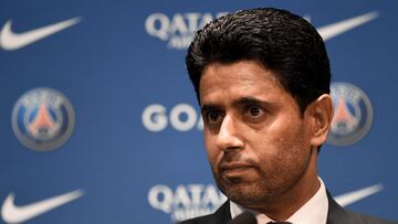 El presidente del PSG, Nasser Al-Khelaifi.