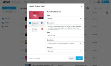 Cómo subir tus videos de Vimeo a otras plataformas simultáneamente