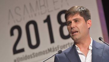 David Aganzo comparece en un acto.