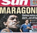 Maradona hizo saltar la alarma anti-incendios de un hotel de Manchester