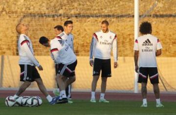 Gran ambiente en el entrenamiento. 