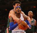 Carmelo Anthony hizo sentir su condición de líder en los Knicks