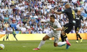 Cristiano Ronaldo ante Doria.