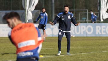 Rubén de la Barrera tiene clara la idea de juego que quiere para su Deportivo