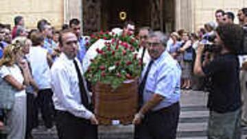 Sebas ha sido enterrado esta tarde en Villarreal, su localidad natal. (EFE)