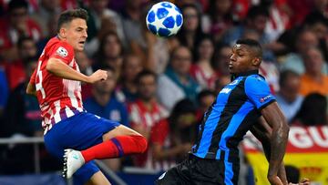Santiago Arias y su primer partido como titular en Champions League en el Atlético de Madrid