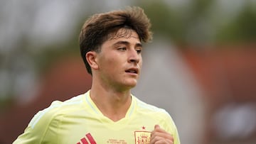 Pablo Torre, con la Selección Sub-21.