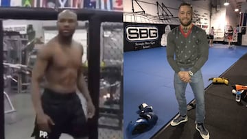 Floyd Mayweather subi&oacute; a un oct&aacute;gono de MMA en lo que se puede interpretar como un posible reto de revancha ante Conor McGregor.