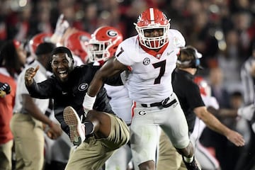 Las mejores imágenes del Rose Bowl y la victoria de Georgia