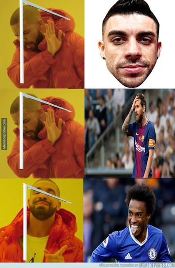 Los mejores memes del empate entre Chelsea y Barcelona