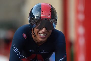 El ciclista colombiano Egan Bernal.