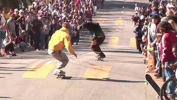 Dolores Hill Bomb 2020, evento de skate por la calle Dolores de San Francisco (California, Estados Unidos) en plena pandemia por el coronavirus. 